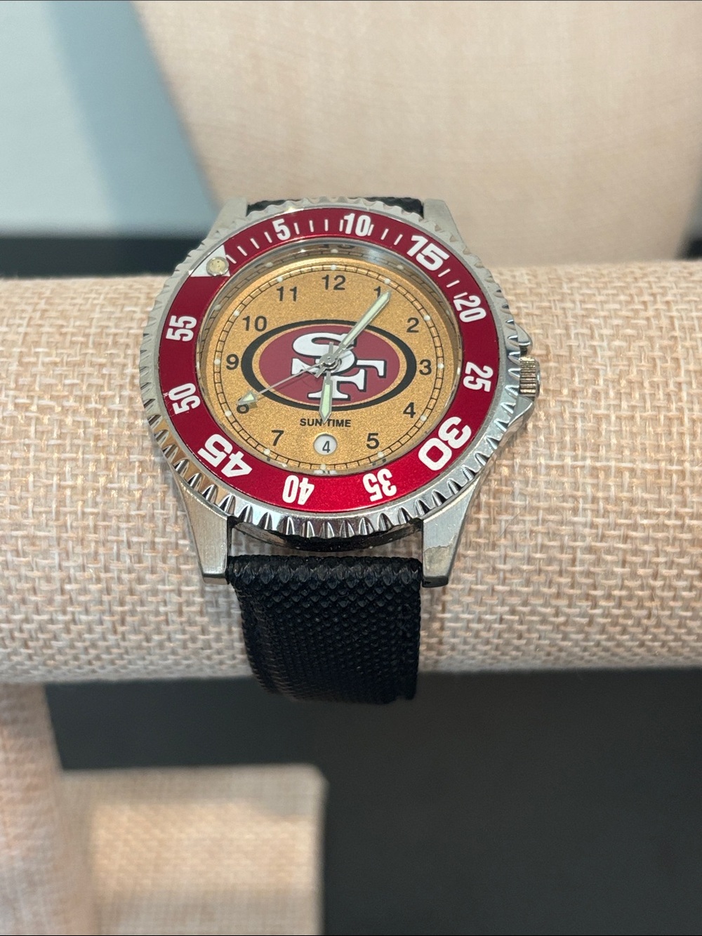 Vintage SunTime NFL San Francisco 49ers Competitor Series Watch- Untested